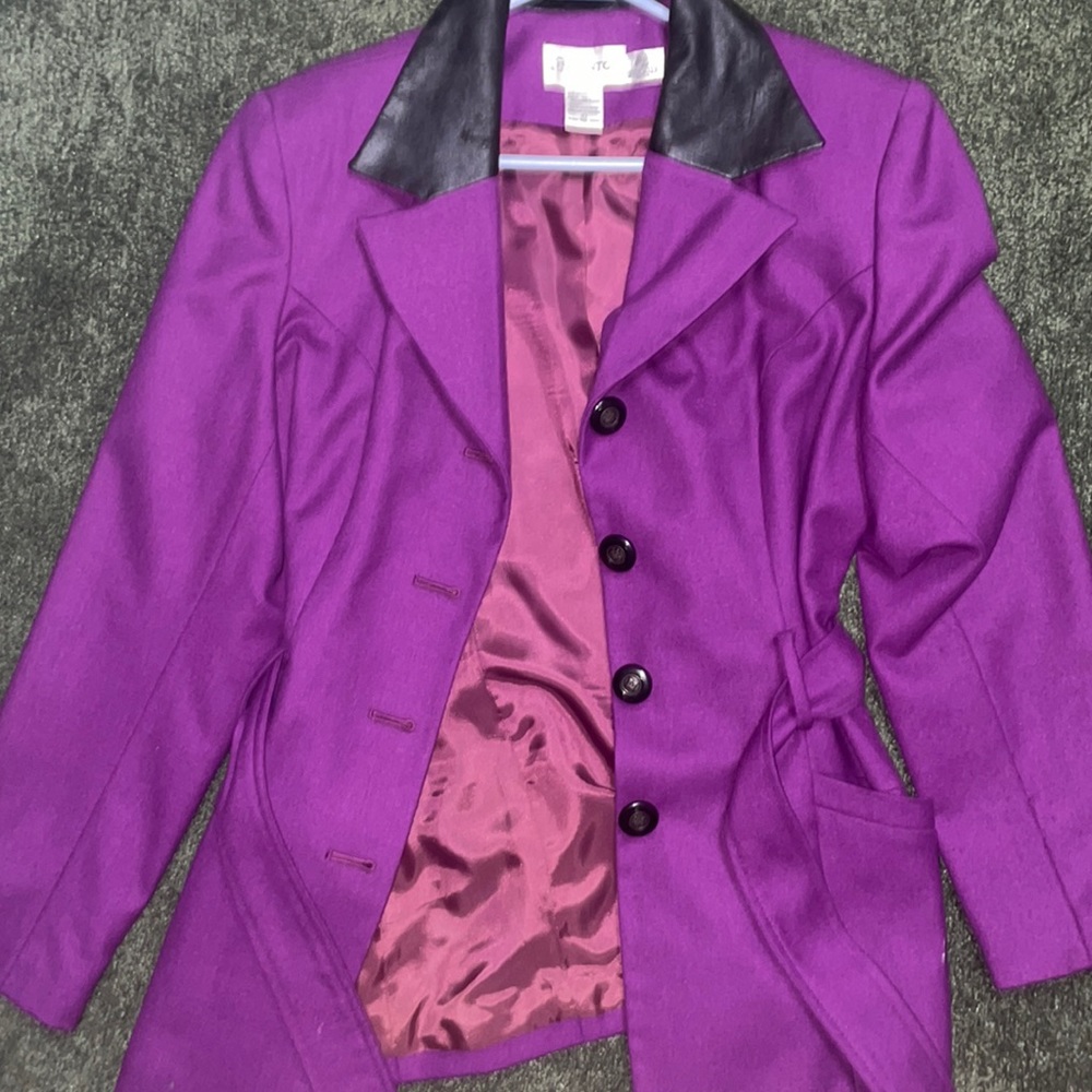 Gantos purple wool jacket vintage